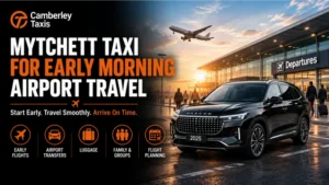 Mytchett Taxi for Early Morning Airport Travel