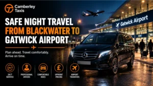 Safe Night Travel From Blackwater to Gatwick